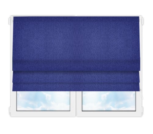 Римские шторы Шале синий XL цена. Купить в «Мастерская Жалюзи»